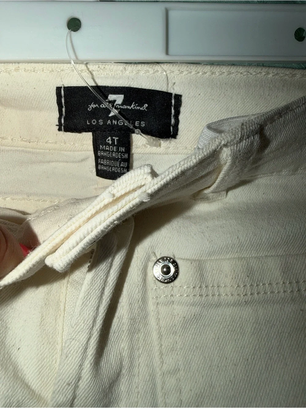 Girls 7 for all mankind shorts set 4t NWT